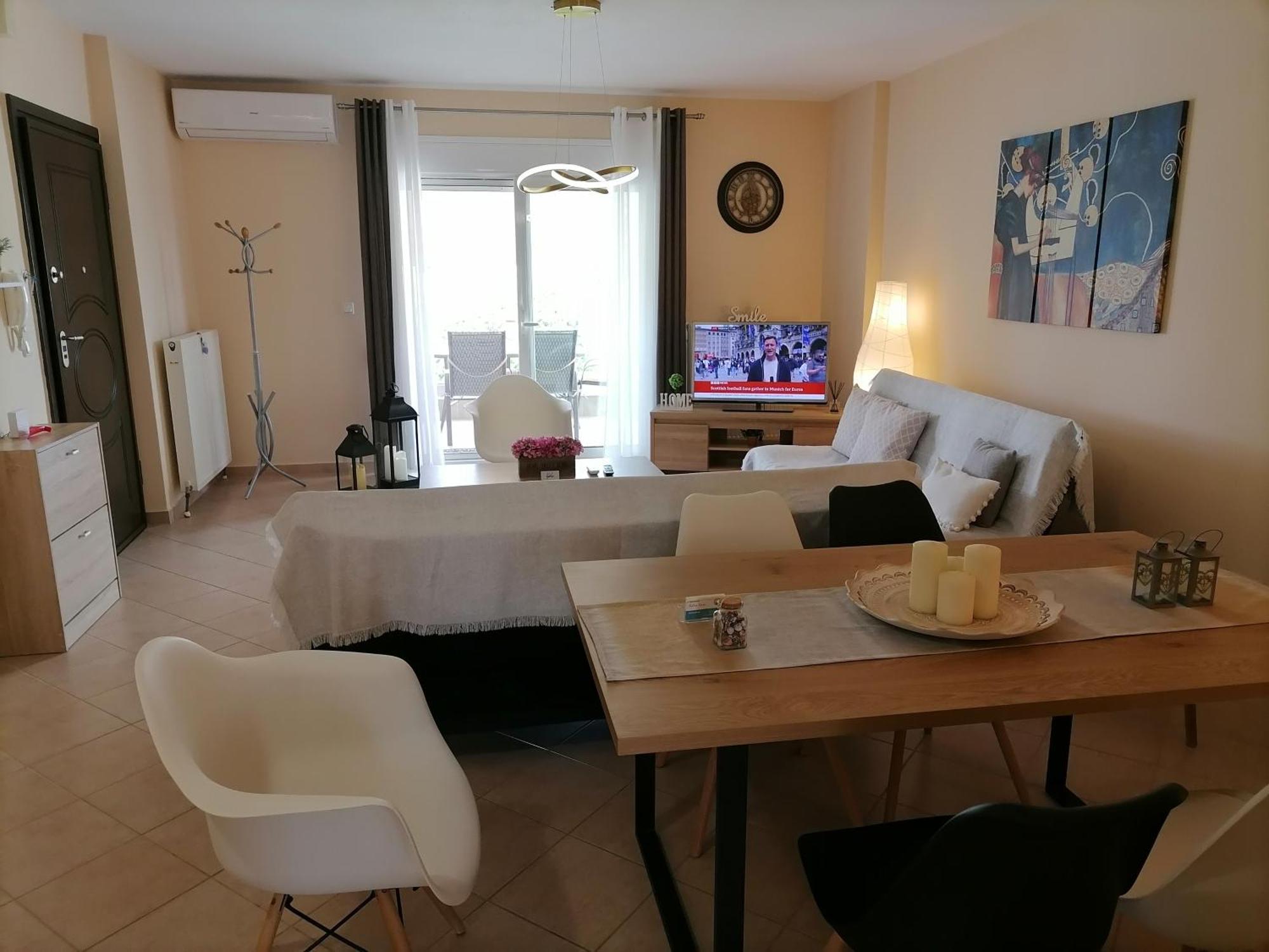 Appartement Bella Casa à Néa Péramos Extérieur photo