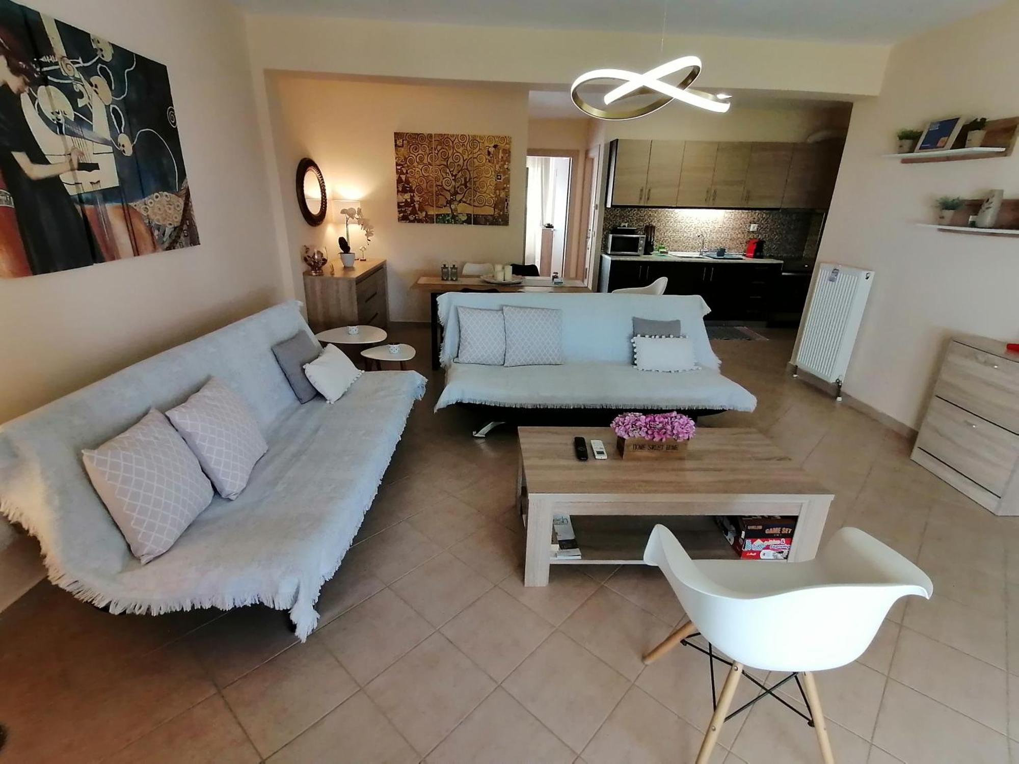 Appartement Bella Casa à Néa Péramos Extérieur photo