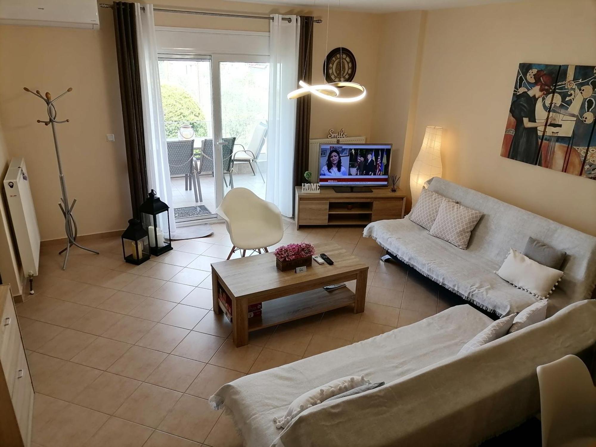 Appartement Bella Casa à Néa Péramos Extérieur photo